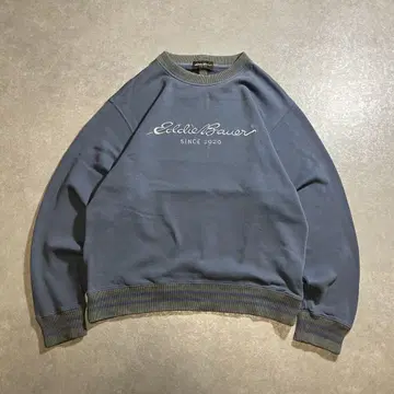 00s Eddie Bauer 코튼 폴리 맨투맨 구제 의류