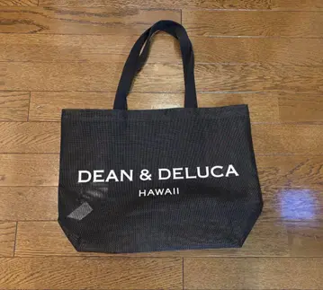 DEAN & DELUCA 하와이 메쉬 토트백 대 블랙