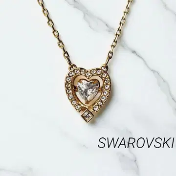 SWAROVSKI 스와로브스키 목걸이 하트 크리스탈 스톤