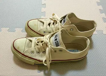 CONVERSE ALL STAR 아이보리 스니커즈
