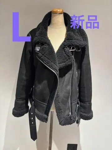 ZARA 라이더스 보아 자켓 L