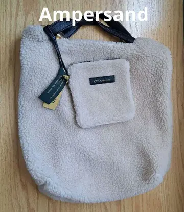 Ampersand 앰퍼샌드 플리스 토트백 파우치 포함