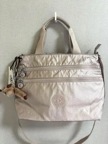 [ 미사용 새상품 ] KIPLING 키플링 숄더백 핑크 메탈릭