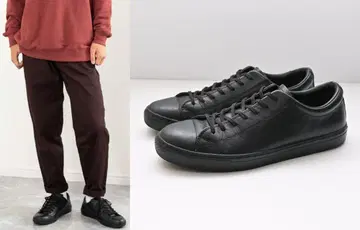 27.5cm CONVERSE LEATHER ALL STAR COUPE