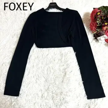 폭시 부틱 2019년 모델 가을 긴팔 볼레로 40 블랙