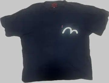 evisu 포켓 t셔츠 블랙