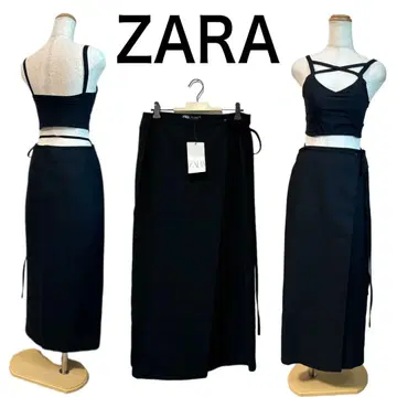 ZARA 정말 귀여움 판매 고민 중,, 랩 스커트 블랙 컬러