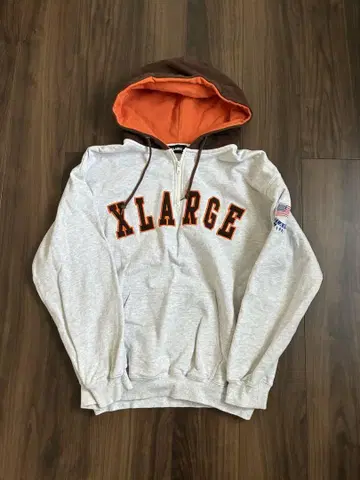 XLARGE 하프 지퍼 트레이닝복