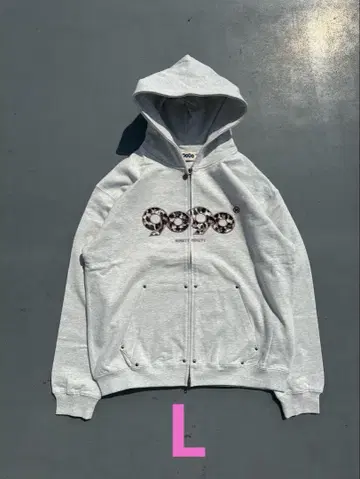 9090 OG 로고 어소트 집 후디