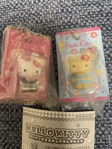 헬로키티 패키지 미니어처 컬렉션 갸루 일광화상 2종 키티