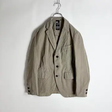 R&D.M.Co- 일본제 코튼 3 버튼 테일러드 자켓 카키