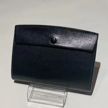 만소 두꺼운 코바 3단 폴더형 지갑 다크 그린 새상품급 중고