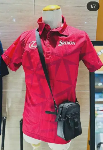 Srixon 렉서스 빨간색 골프 폴로 컨디션 최상 L 마츠야마 히데키