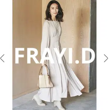 FRAYI.D 프론트 버튼 도비 원피스