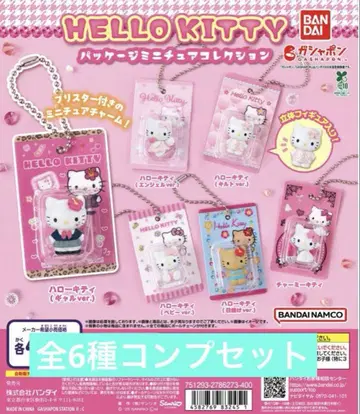 HELLO KITTY 패키지 미니어처 컬렉션 전 6종 세트 2