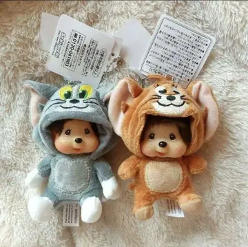 [배송비 포함] 몽치치 monchichi x 톰과 제리 키링