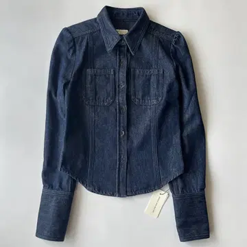 DRIES VAN NOTEN 드리스반노튼 퍼프 슬리브 데님 셔츠
