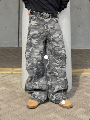 Kenshin_카모플라주 오버 데님 팬츠 DPB73348
