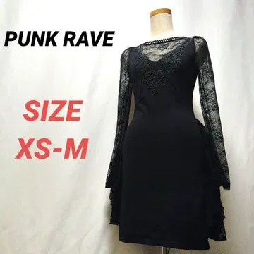 PUNK RAVE 펑크레이브 원피스 꽃무늬 레이스 y2k 레이스업