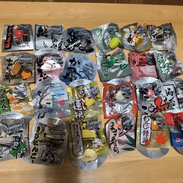 SNOOPY 전국 맛있는 것 액세서리 총 24종 세트