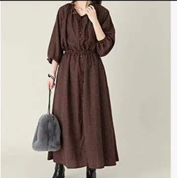 URBAN RESEARCH Sonny Label 도트 맥시 원피스