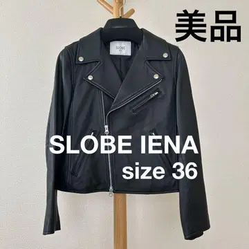 [ 새상품급 ] SLOBE IENA 라이더 가죽 자켓
