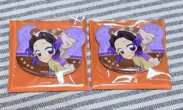 귀멸의 칼날 ufotable cafe 실록의 가을 축제 곰 캔뱃지 시노부