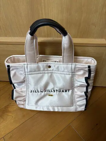 JILL by JILL STUART 프릴 토트백 피치 존 콜라보