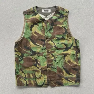 FOB FACTORY F.O.B. 팩토리 카모 무늬 카모플라쥬 베스트