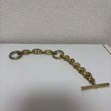 골드톤 체인 링크 팔찌