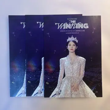 IU CONCERT THE WINNING 리플렛