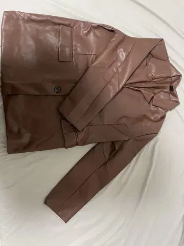 Dazy 브라운 가죽 자켓 XL