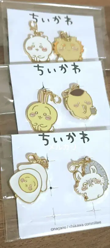치이카와(먼작귀) 토끼 모몽가 밤만쥬 시사 참 6종 세트