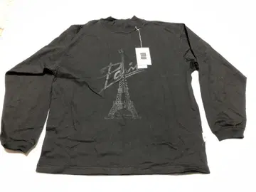 유로 빈티지 프랑스제 긴팔 블랙 구제 의류