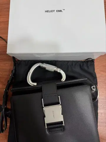 HELIOT EMIL LEATHER TRUNK 숄더백 블랙