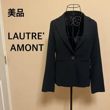 [ 새상품급 ] LAUTRE'AMONT/여성용/자켓/블랙/블랙/심플