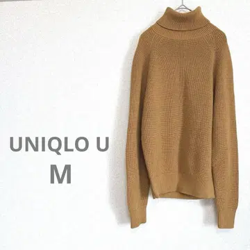 유니클로 U 긴팔 니트 터틀넥 스웨터 캐주얼 심플