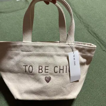 미사용 새상품 TO BE CHIC 투 비 시크 데님 토트백 면 100%
