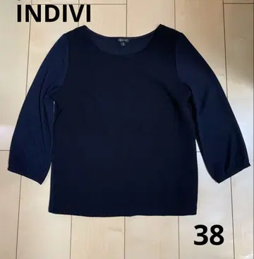 INDIVI 인디비 블라우스 네이비 38