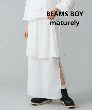 BEAMS BOY maturely Lawn Layard Stitch Sk