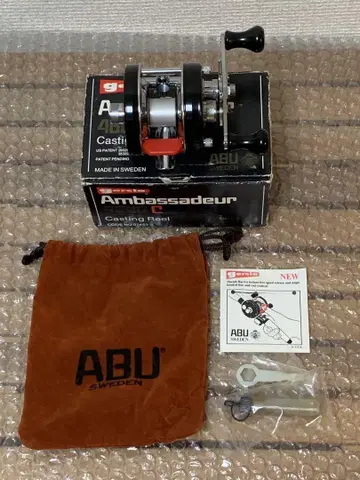 ABU 앰버서더 4600C 빨간색 벨로 미사용품