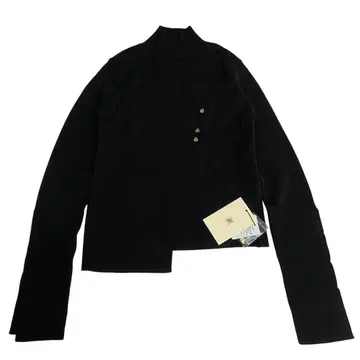 미사용 새상품 Eaphi asymmetry ribknit