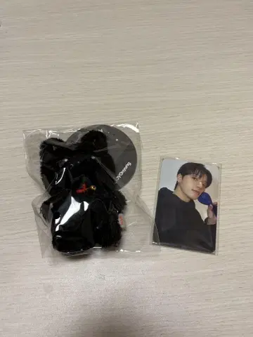 ATEEZ ANITEEZ 우요냥 미니 봉제 인형 트레이딩 카드 포함