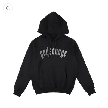 godsavage 후드티 블랙