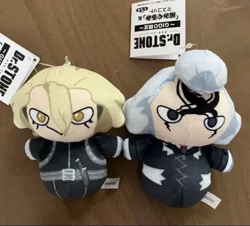 Dr.STONE 닥터스톤 뜨개인형 제노 스탠리 2종 세트
