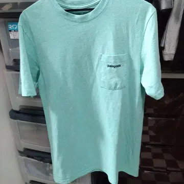 patagonia 민트 그린 티셔츠 S 사이즈