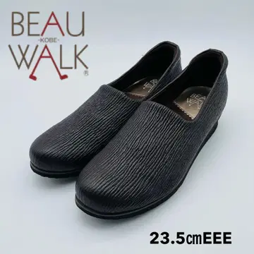 BEAU WALK 고베 워킹 23.5cmEEE 다크 브라운
