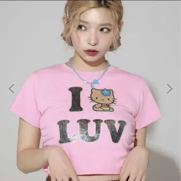 택 포함 새상품 SPINNS 일광화상 키티 T셔츠