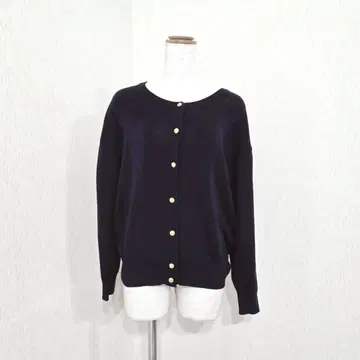 Giove 골드 버튼 네이비 가디건 ( M ) 고급 심플
