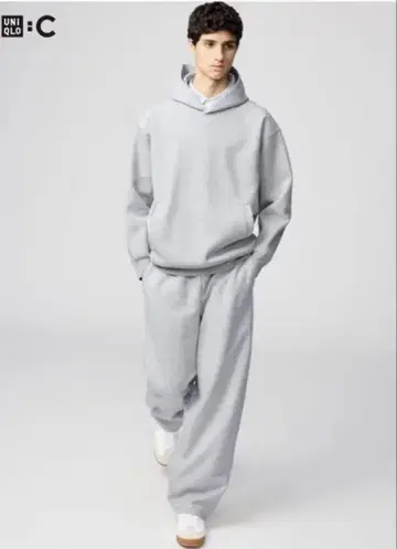 UNIQLO C 맨투맨 와이드 팬츠